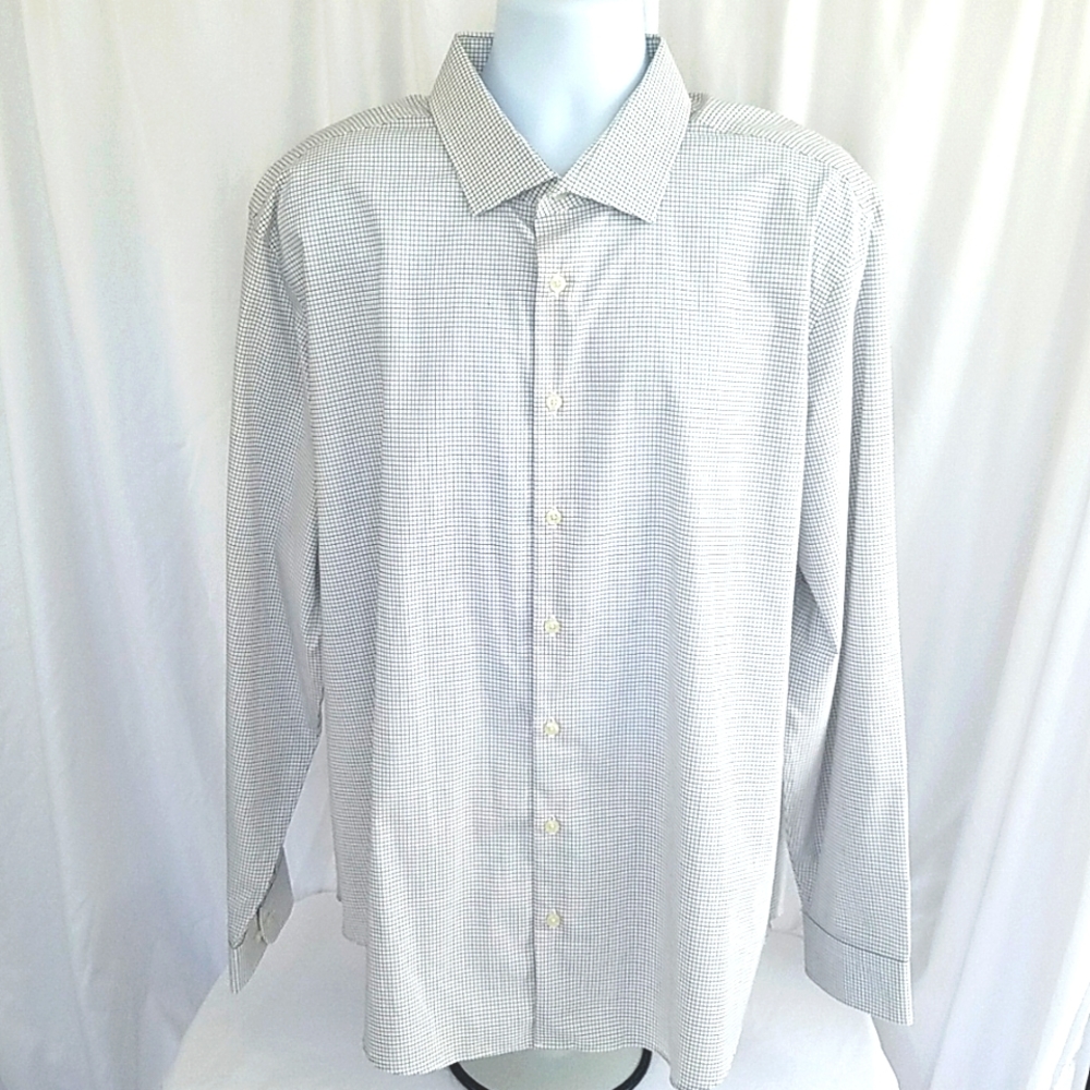 Goodfellow & Co Men's Long Sleeve Black White Checked Big and Tall Size XXL